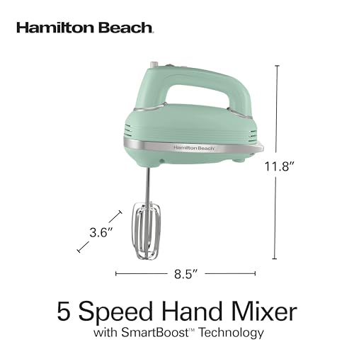 Retro 5 Speed Electric Hand Mixer With SmartBoost Technology