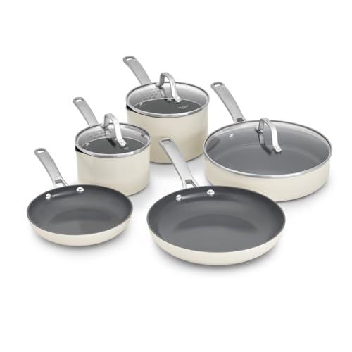 Ceramic Nonstick 8 Piece Cookware Set