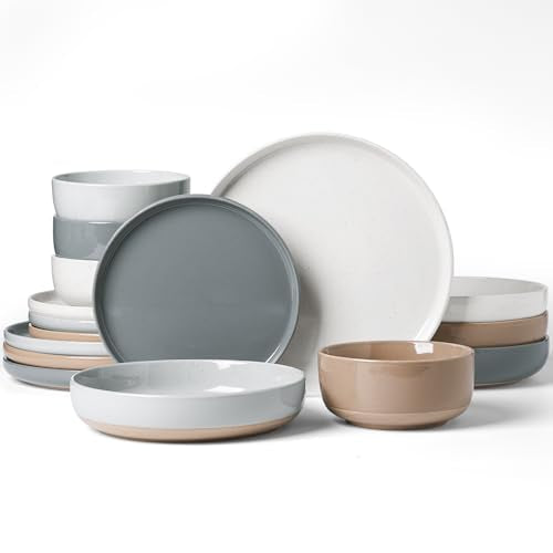 Milkyway 16 Piece Dinnerware Set with Pasta Bowls