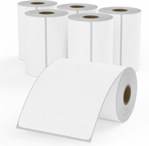 4x6 Blank Direct Thermal Shipping Labels for Zebra 2844 Zp (1500 Count)