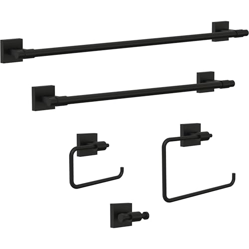 Towel Rack 18 Inch Matte Black Towel Bar for Bathroom
