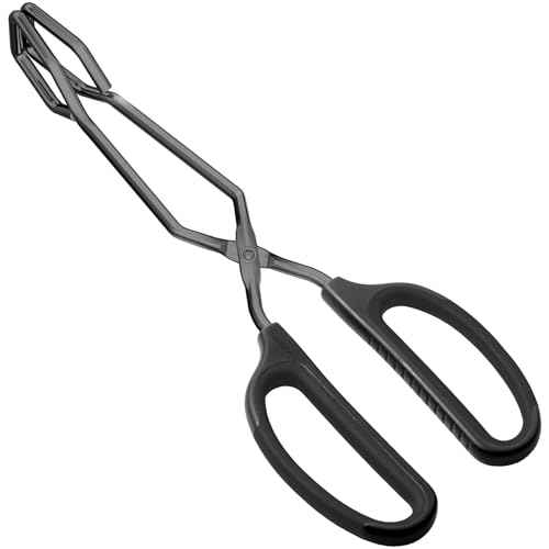 10" Stainless Steel Scissor Tongs with Comfort