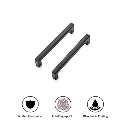 Matte Black Cabinet Handles Solid Cabinet Pulls 3 (20 Count)