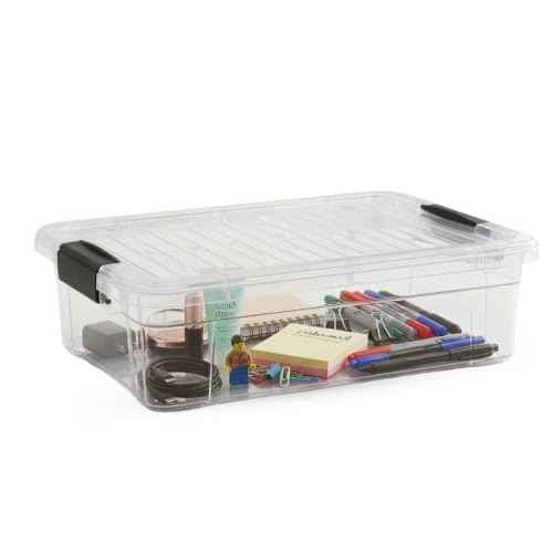 2.3 Quart Clear Plastic Storage Containers with Lids
