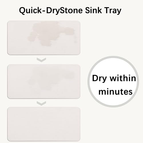 2Pcs Stone Soap Trays Water Absorbing Diatomite Coaster (2 Count)