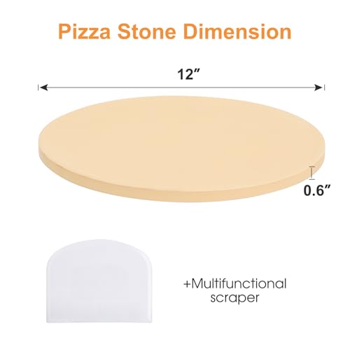 Small 12 inch Round Pizza Stone