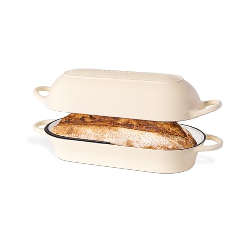 Enamelled Cast Iron Bread Loaf Pot