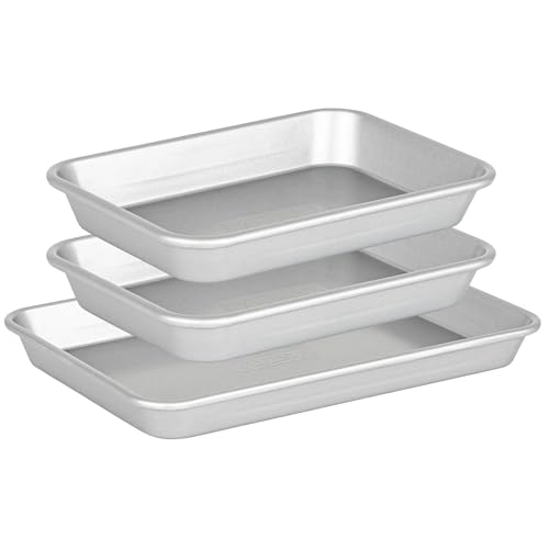 Premium Nonstick Ceramic Baking Sheet Pan Set