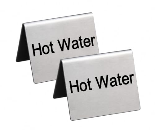 Stainless Steel Table Tent Sign (2 Count)