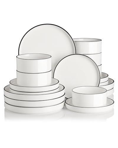 Sweejar Porcelain Dinnerware Sets for 6