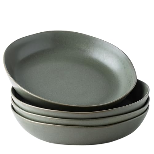 9.75'' Ceramic Large Pasta Bowls (4 Count)