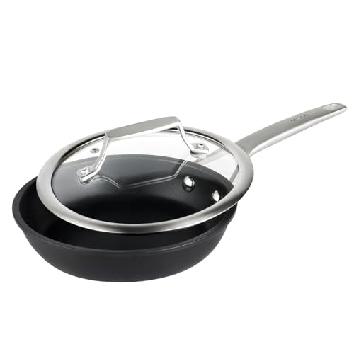 10 In Nonstick Frying pan with Lid