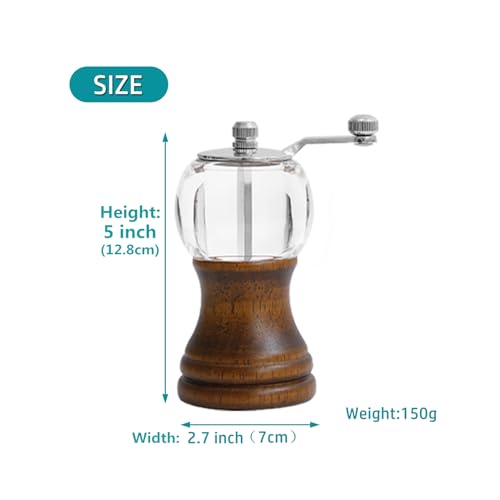 Manual Pepper Mills Wooden Salt Pepper Grinder Set Kitchen Utensils Gadget