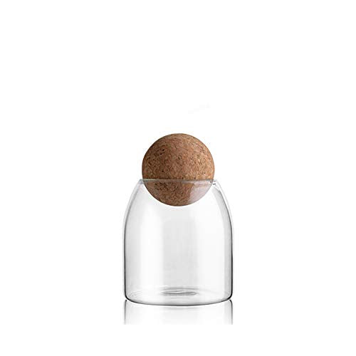 550ML 18Oz Glass Storage Container with Ball Cork