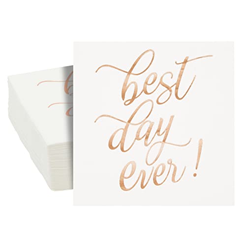 50 Pack Best Day Ever Napkins (50 Count)