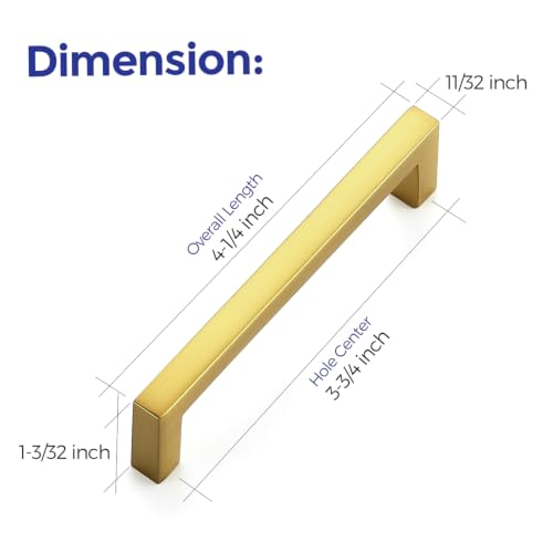 Gold Cabinet Handles Solid Cabinet Pulls