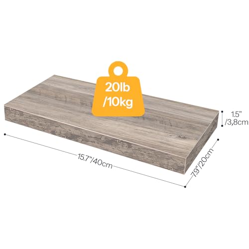 Floating Shelves for Wall (2 Count)