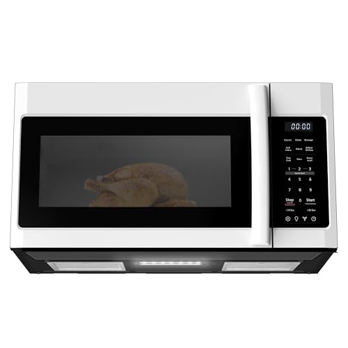Over-the-Range Microwave Oven, 1.7 Cu.Ft, 1000W, White