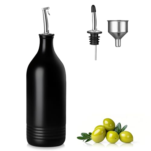 20 Oz Ceramic Olive Oil Dispenser Bottle