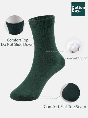 Unisex Kids Boys Girls Soft Cotton School Socks 6