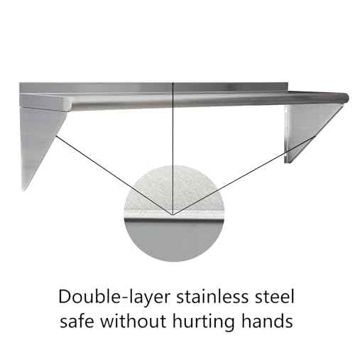 Stainless Steel Shelf 2 Pack 14"x36" (2 Count)