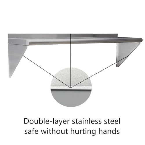 Stainless Steel Shelf 12"x48"