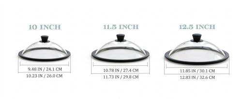 Vented Splatter Upgraded Tempered Glass Microwave Cover