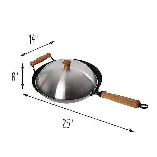 22-9938, Pro Chef 14 Inch 10 Piece Excalibur Non-Stick Wok Set