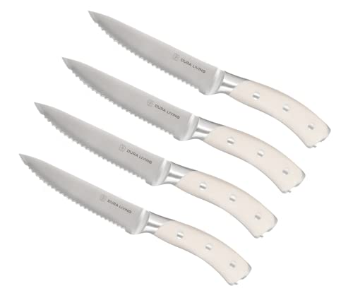 4 Piece Serrated Kitchen Steak Knife Set (4 Count)