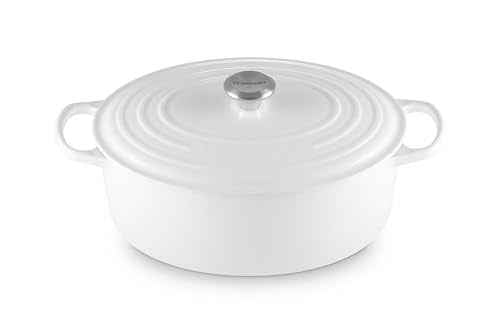 Enameled Cast Iron Oval Dutch Oven