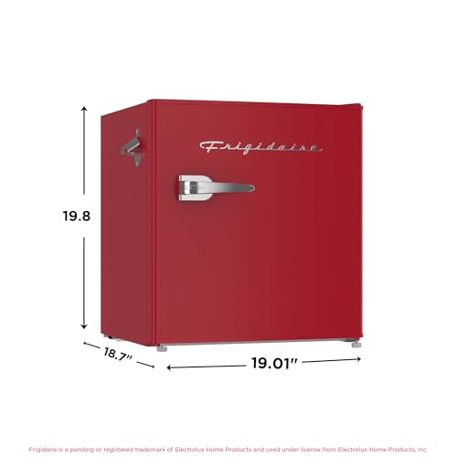 EFR176 RED 1.6 cu. ft. Retro Bar Fridge with Side Bottle Opener