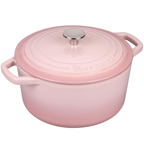 Enameled Cast Iron Dutch Oven Pot with Lid