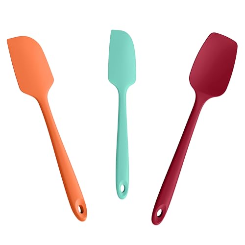 600°F Heat Resistant Silicone Spatula Scrapers (3 Count)