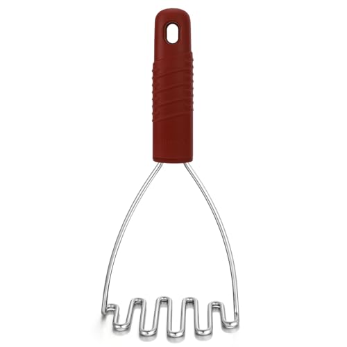 Ergonomic Soft Grip Stainless Steel Potato Masher
