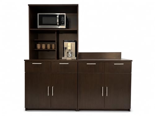 Microwave Hutch Cabinet with 2