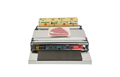VTH-500, 20 Inch / 500 mm Hand Wrapping Machine Film Wrapper for Food Packaging, Large Tray, MADE IN KOREA