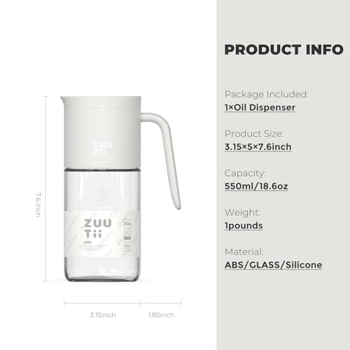 Olive Oil Dispenser Bottle 18.6oz