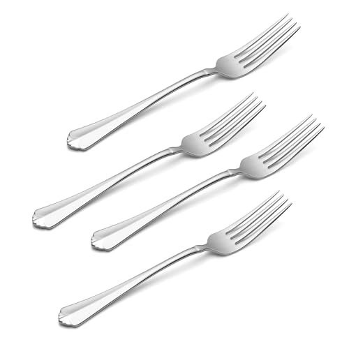 Juilliard Dinner Forks Silverware Set for 4 (4 Count)