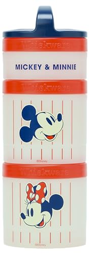 Mickey & Friends Snack Containers 3 Stackable Snack Cups Baseball