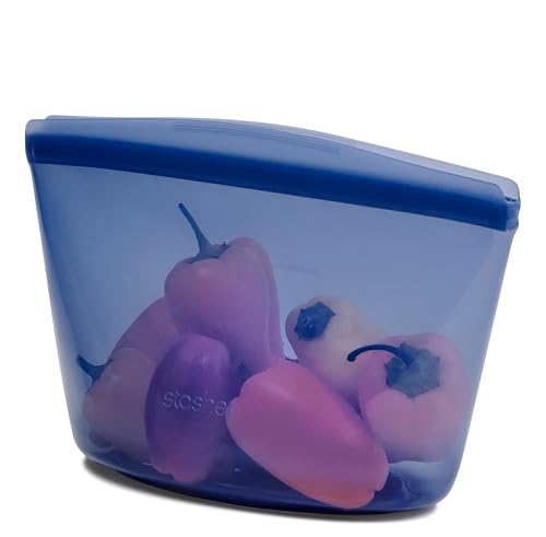 Premium Reusable Silicone Food Storage Bowl