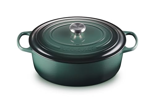 Enameled Cast Iron Oval Dutch Oven