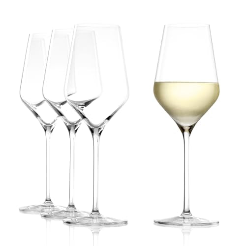 Quatrophil White Wine Glasses Crystal (4 Count)
