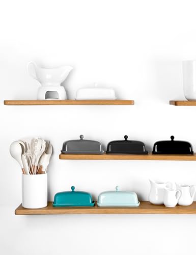 Ceramic Butter Dish with Lid for Countertop