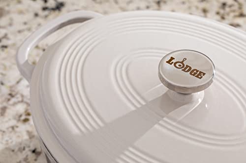 Enameled Cast Iron Oval Dutch Oven with Lid