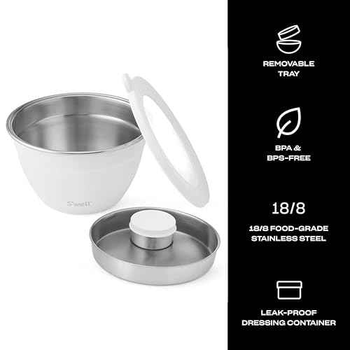 Stainless Steel Salad Bowl Kit 64oz