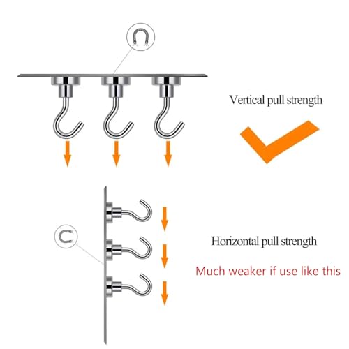 Heavy Duty Magnetic Hooks 5 (10 Count)