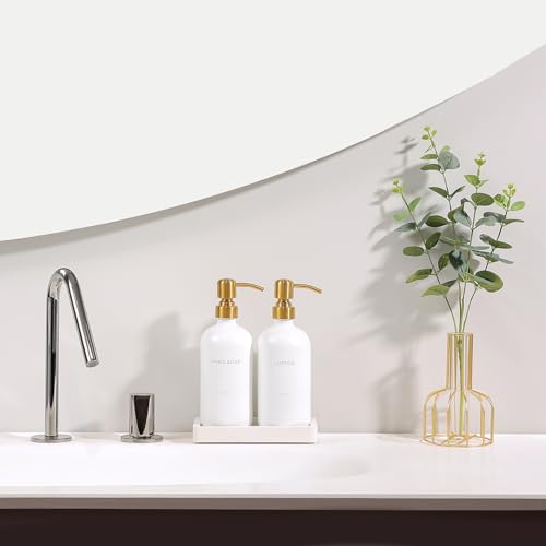 Gold Soap Dispenser Bathroom Set (2 Count)