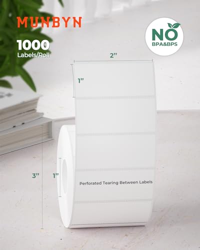 2x1 Thermal Labels (1000 Count)