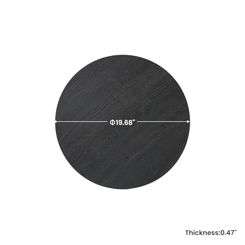19.69" Sintered Stone Lazy Susan for Table Top