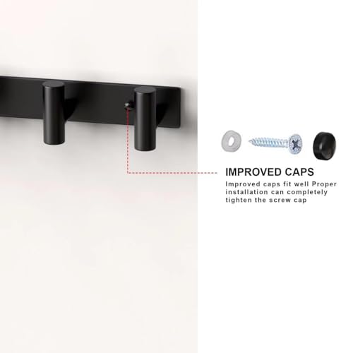 5 T Shaped Wall Hooks